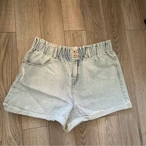 A loves A - Stylish Light Blue Jean Shorts